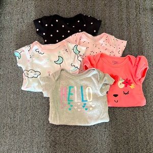 Gerber Newborn Onesies- 5 PC